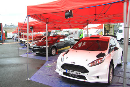 Cinco coches de RMC completaron el durísimo rallye gallego