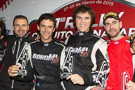 Bonomi-Peñate ganaron en producción. Nueve coches de RMC en la meta