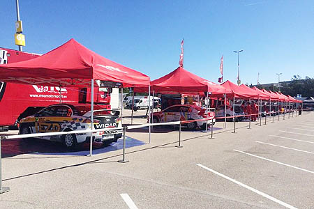 Once coches de RMC en la prueba española del mundial de rallyes